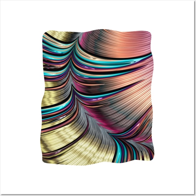 Rainbow Slinky Wall Art by CreativeByDesign